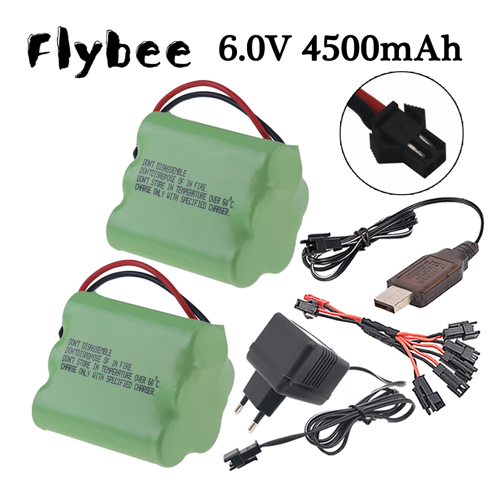 Rc Hobby Truck - 6V 4500mAh แบตเตอรี่ Ni-MH ปลั๊ก SM
