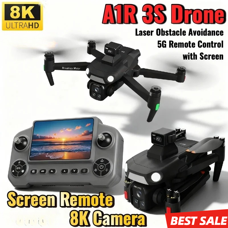 Rc Hobby China - โดรนพับได้ A1R 3S ลดราคาพิเศษ พร้อมรีโมทหน้าจอ 5G,