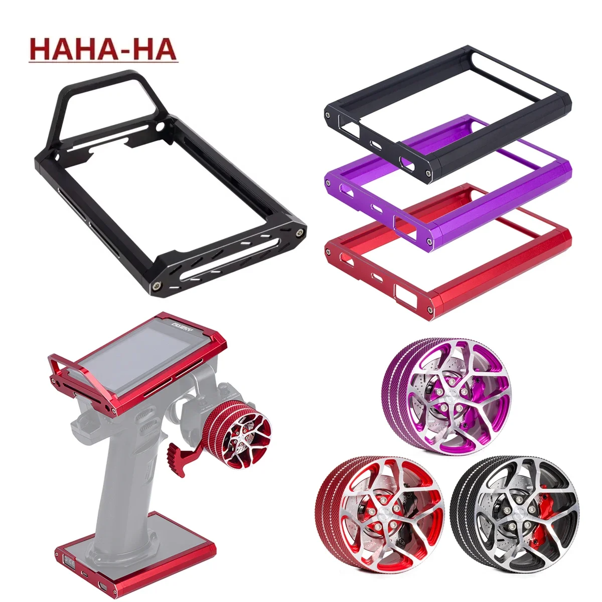 Rc Hobby Racing - CNC อลูมิเนียมเครื่องส่งสัญญาณ Protector กรอบกระเป๋าถือสําหรับ Flysky NB4/Noble