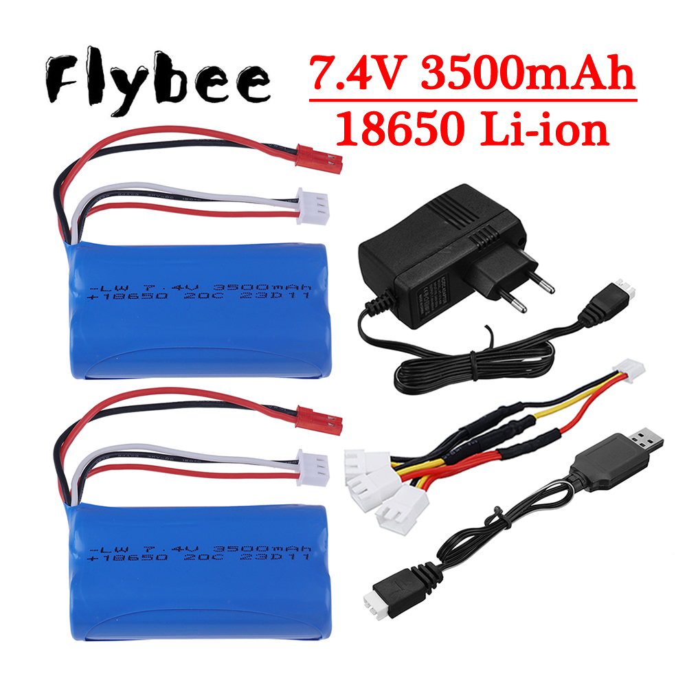 Rc Hobby Truck - อัพเกรด 3000mAh ถึง 3500mAh 7.4V 18650