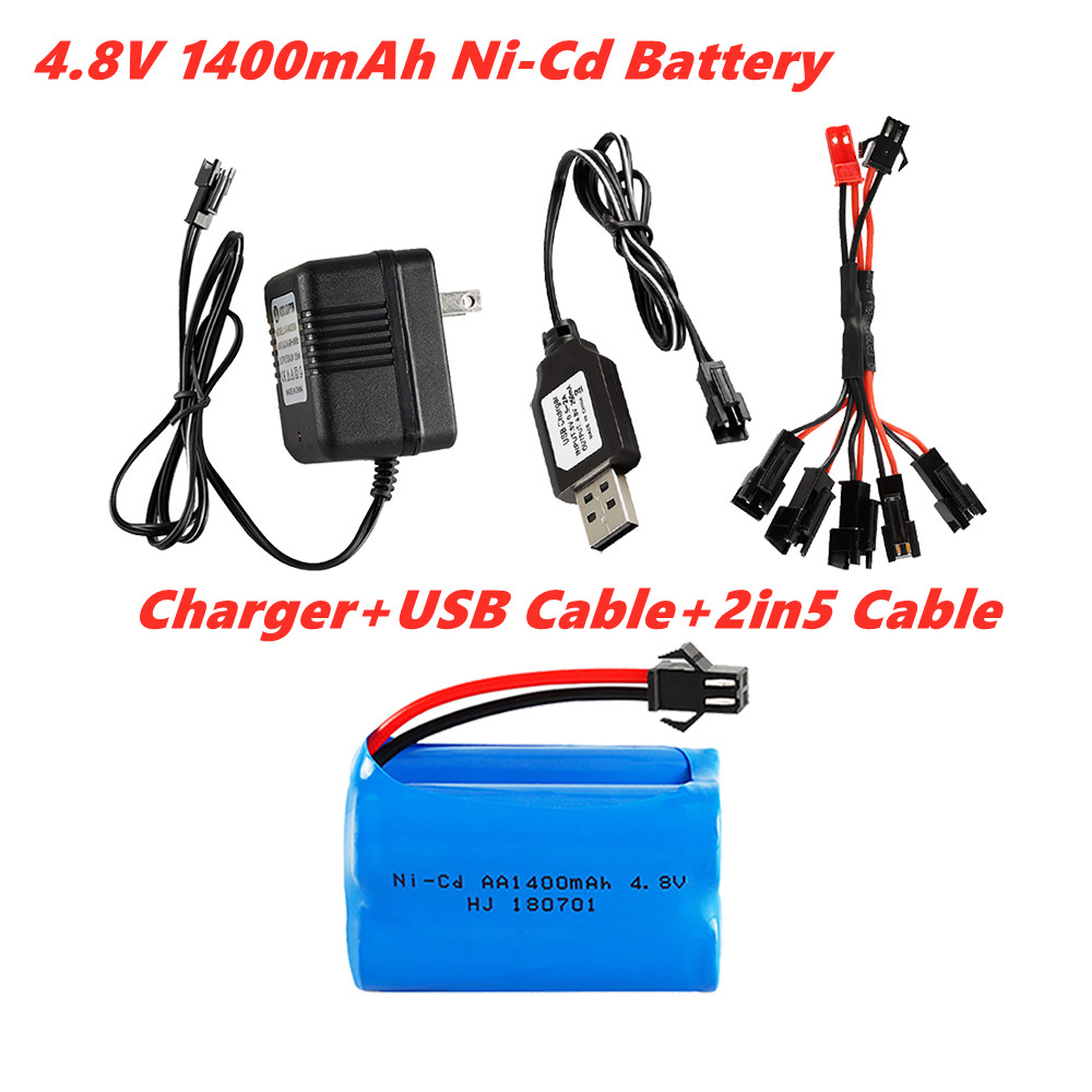Rc Hobby Truck - 4.8v 1400mah แบตเตอรี่ Ni-Cd สําหรับของเล่น Rc