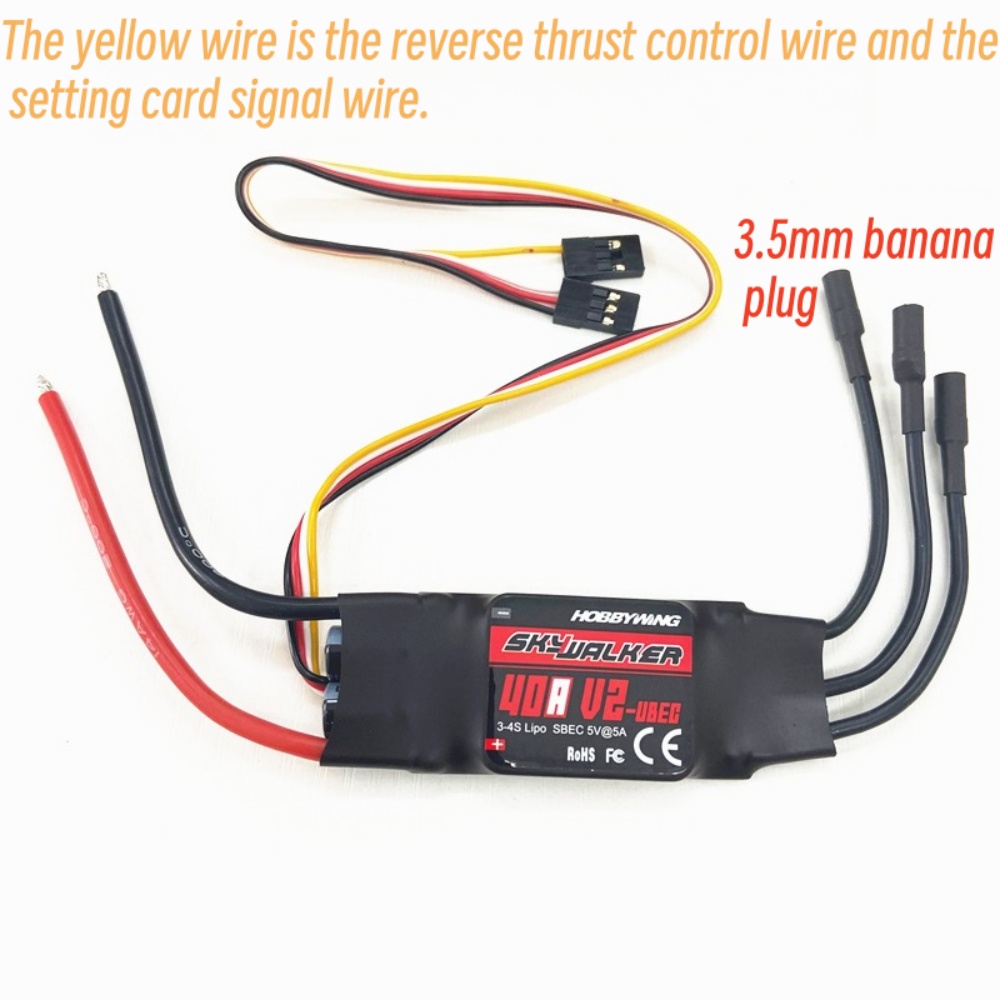 Rc Hobby Racing - FATJAY Hobbywing SkyWalker 40A-V2 ESC Brushless