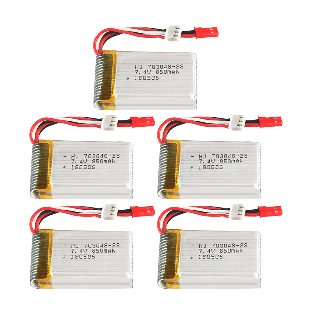 1-5Pcs 2S 7.4V 850MAh 703048แบ - Rc Hobby Vehicles บทวิจารณ์และราคา