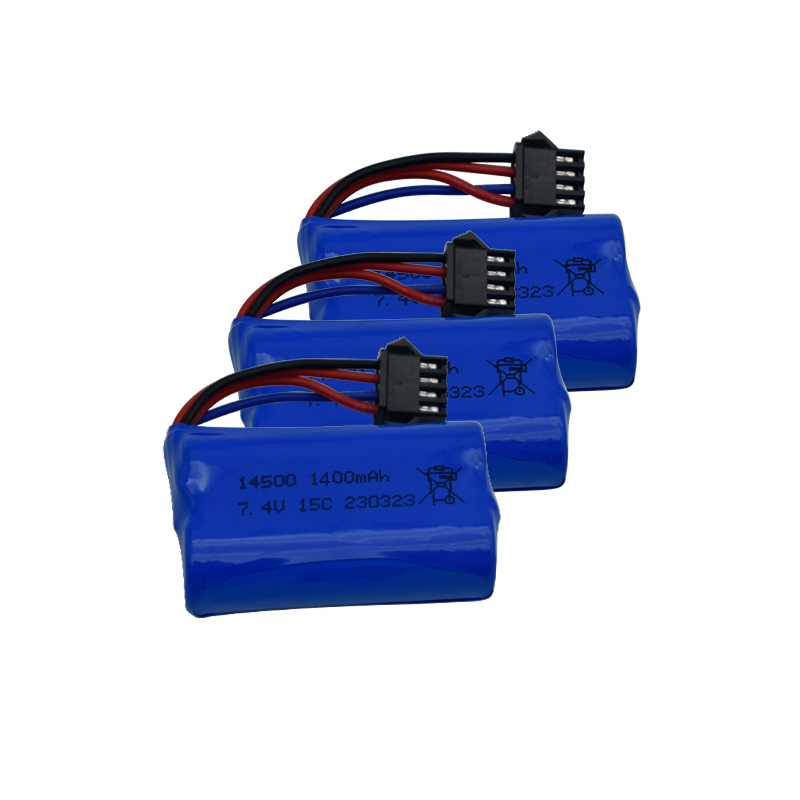 7.4V 1400mAh 14500 แบตเตอรี่ลิ - Rc Hobby Truck บทวิจารณ์และราคา
