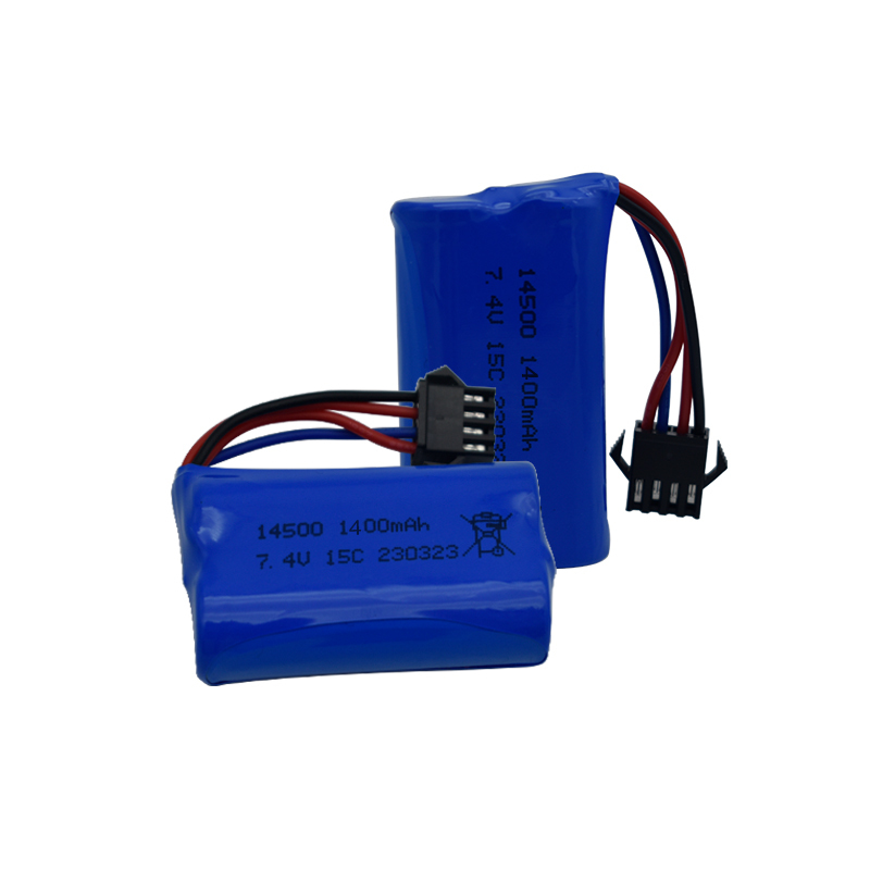 7.4V 1400mAh 14500 แบตเตอรี่ลิ - Rc Hobby Truck บทวิจารณ์และราคา
