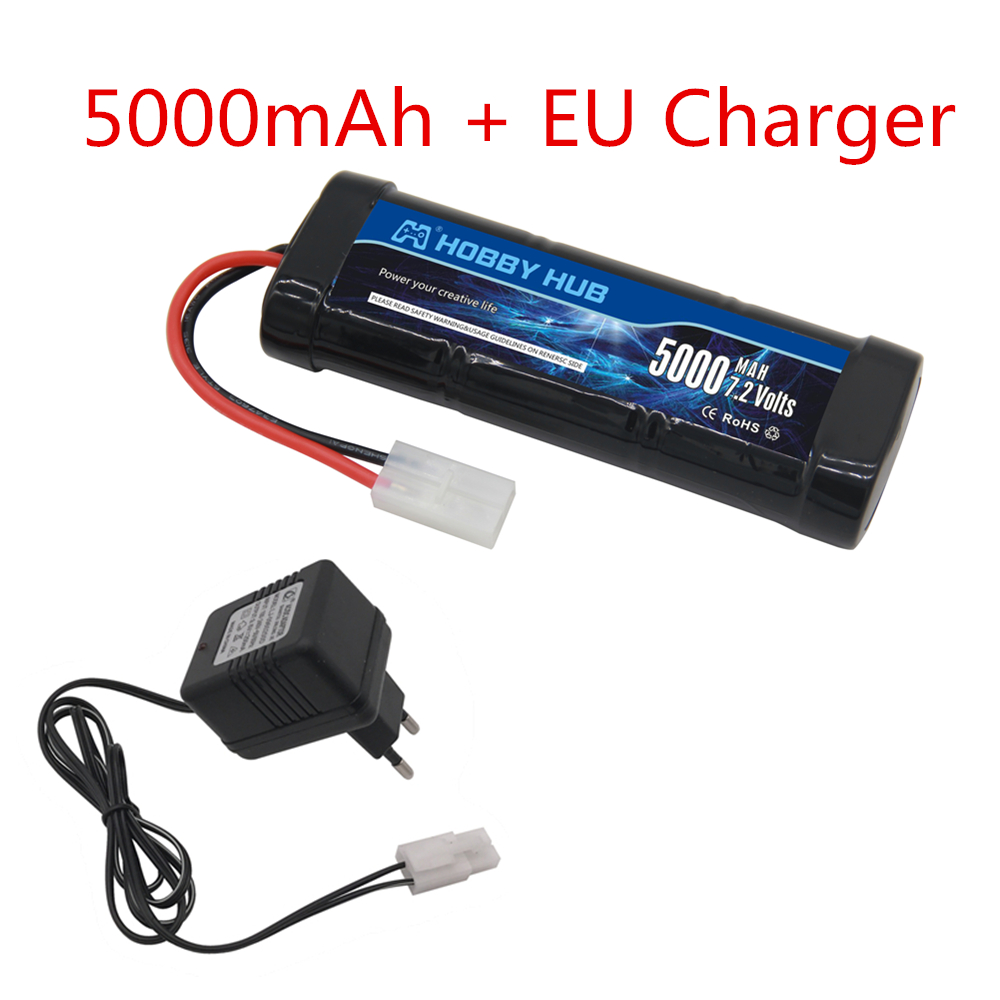 7.2V 5000mAh Ni-MH แบตเตอรี่ T - Rc Hobby Vehicles บทวิจารณ์และราคา