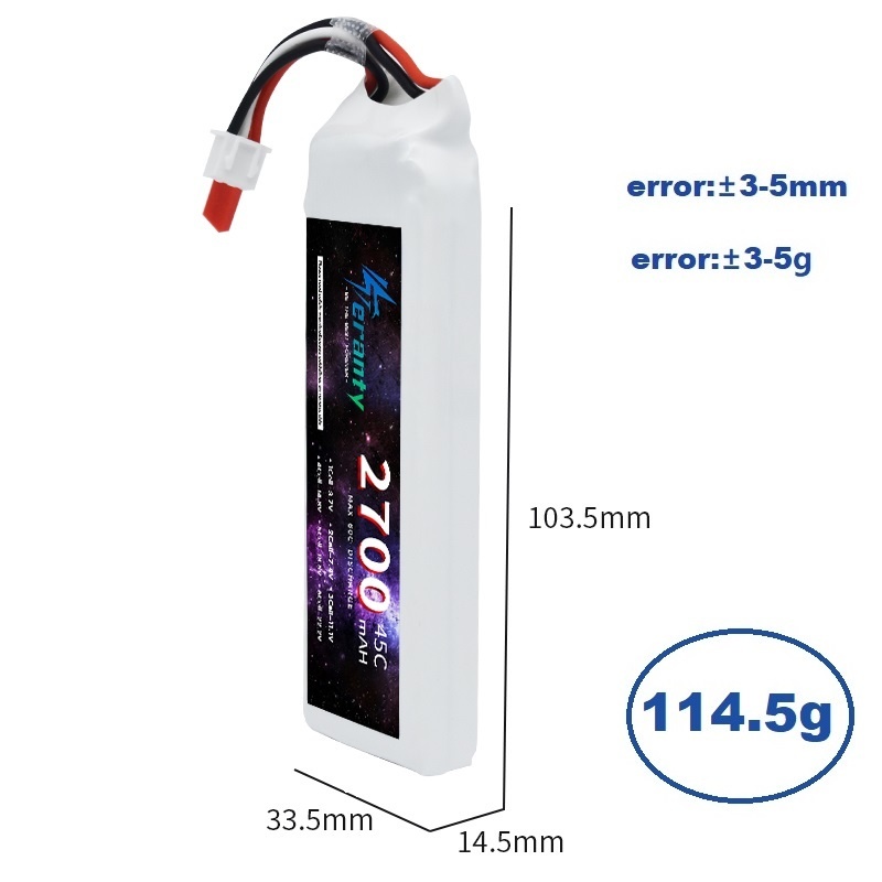 1/3ชิ้น2S 7.4V LiPo แบตเตอรี่2 - Rc Hobby Model บทวิจารณ์และราคา