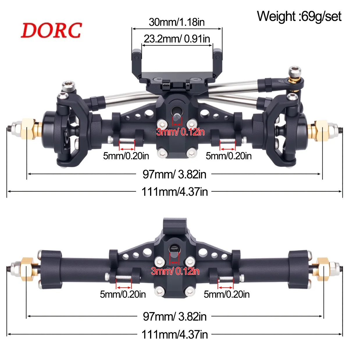 ชุดเพลาพลาสติกพร้อมฐานติดตั้งเ - Rc Hobby Racing บทวิจารณ์และราคา