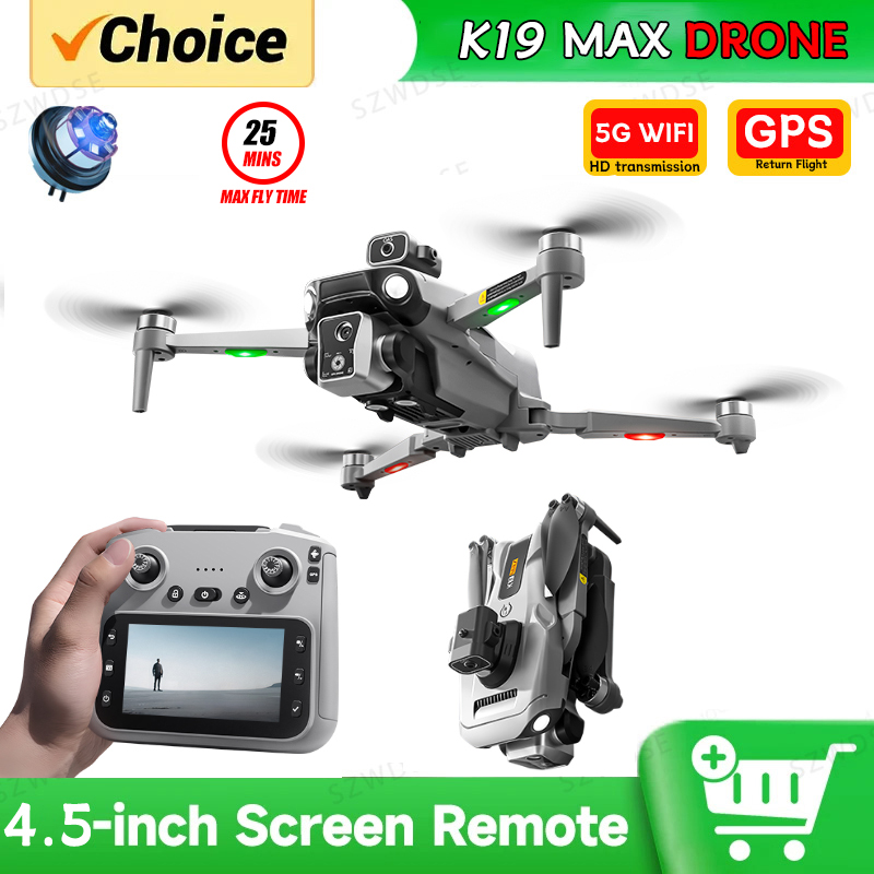 โดรน 2026 K19 MAX GPS พร้อมกล้ - Rc Hobby China บทวิจารณ์และราคา