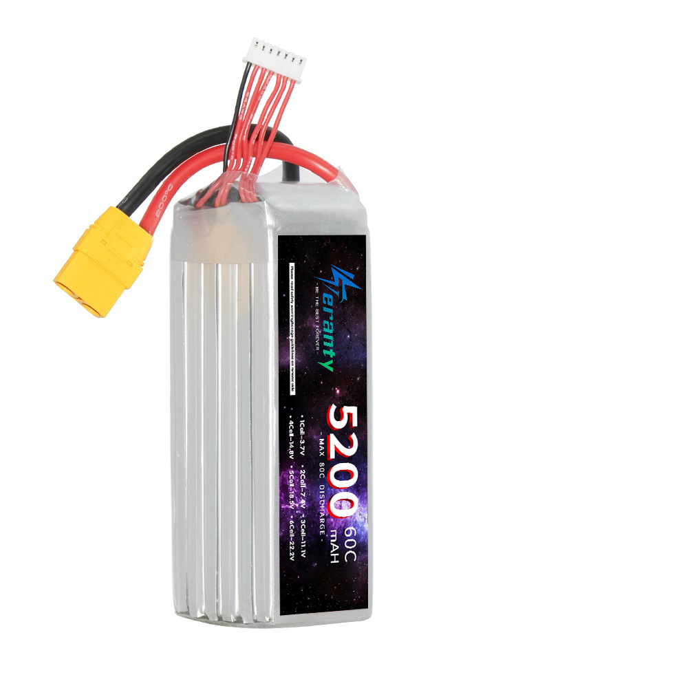 Teranty 6S 5200mAh LiPo แบตเตอ - Rc Hobby Model บทวิจารณ์และราคา