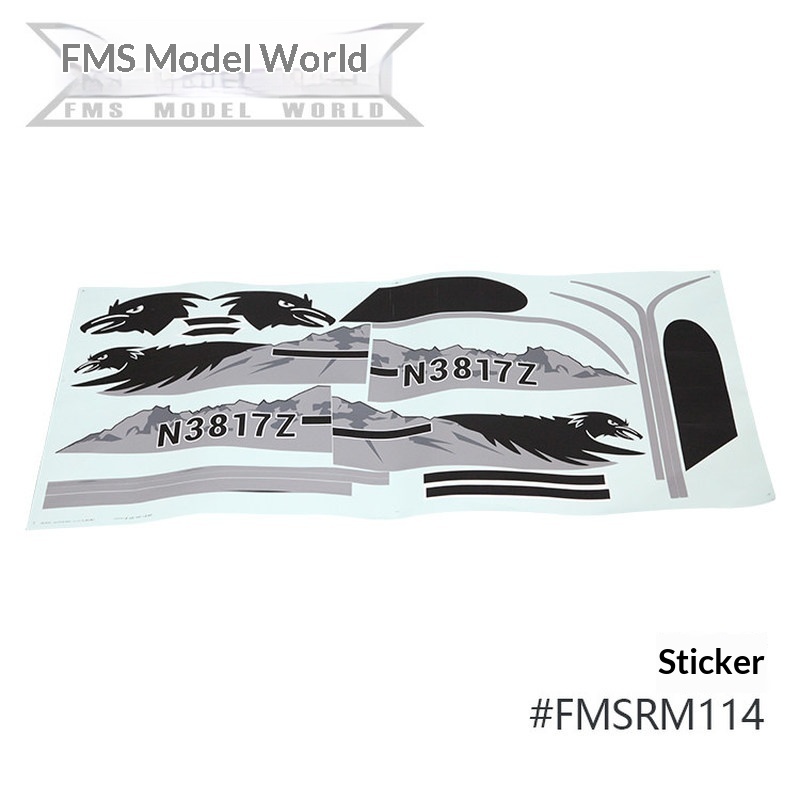 FMS RC เครื่องบินสติ๊กเกอร์สำห - Rc Hobby Vehicles บทวิจารณ์และราคา
