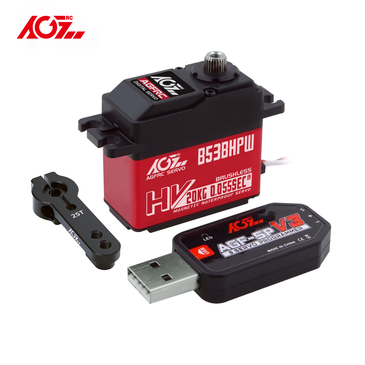 AGFRC เซอร์โว B53BHPW HV ซุปเป - Rc Hobby Truck บทวิจารณ์และราคา