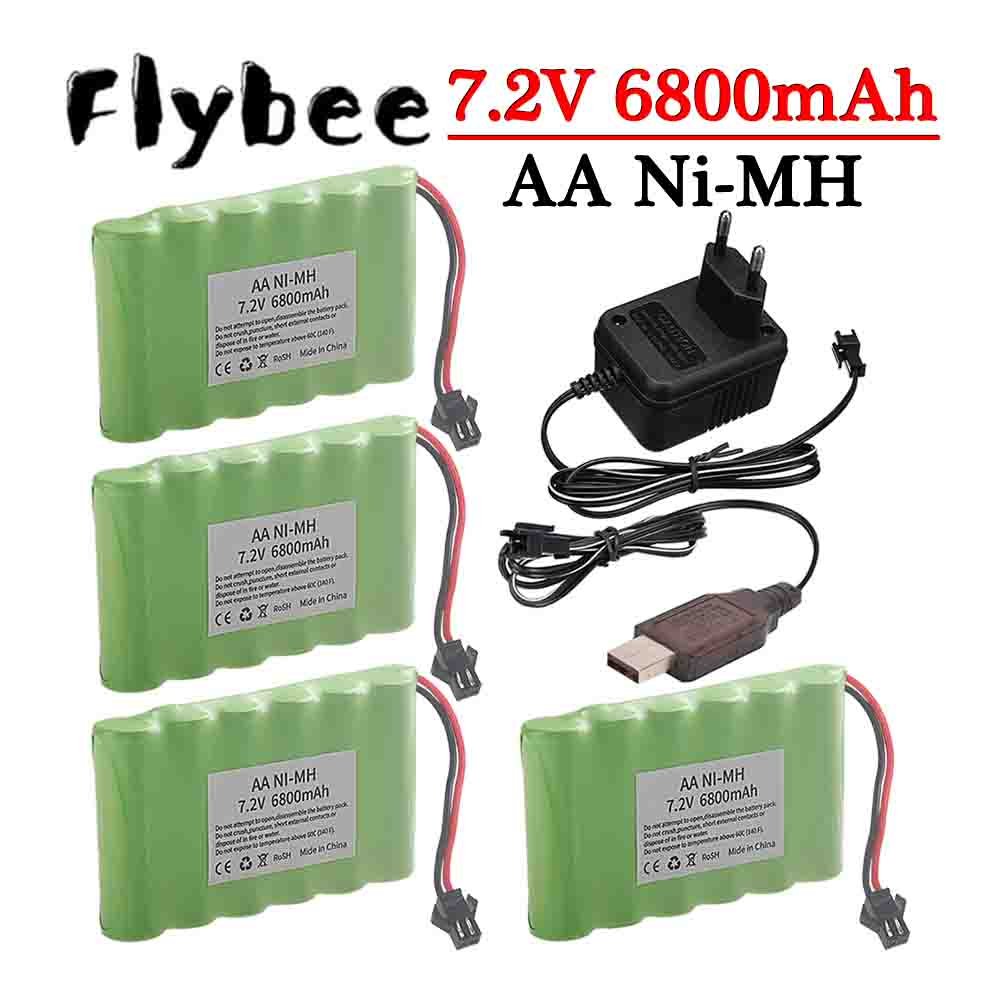 Ni-MH 7.2V 6800mAh ปลั๊ก SM แบ - Rc Hobby Vehicles บทวิจารณ์และราคา