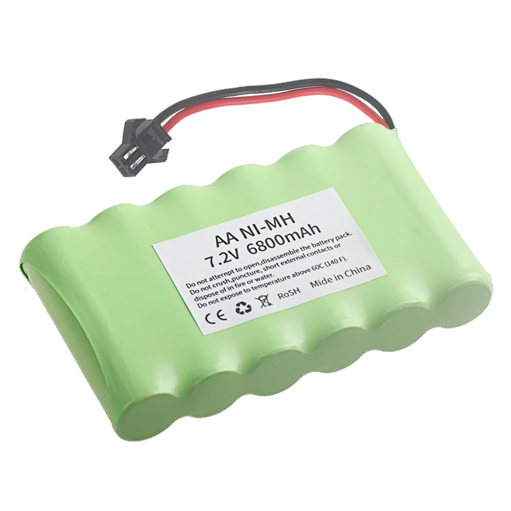 Ni-MH 7.2V 6800mAh ปลั๊ก SM แบ - Rc Hobby Vehicles บทวิจารณ์และราคา