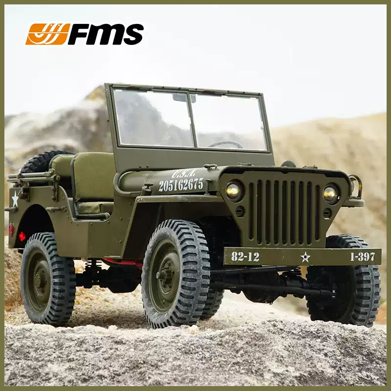 FMS 1/6 Climber 1941 Willys MB - Rc Hobby Racing บทวิจารณ์และราคา