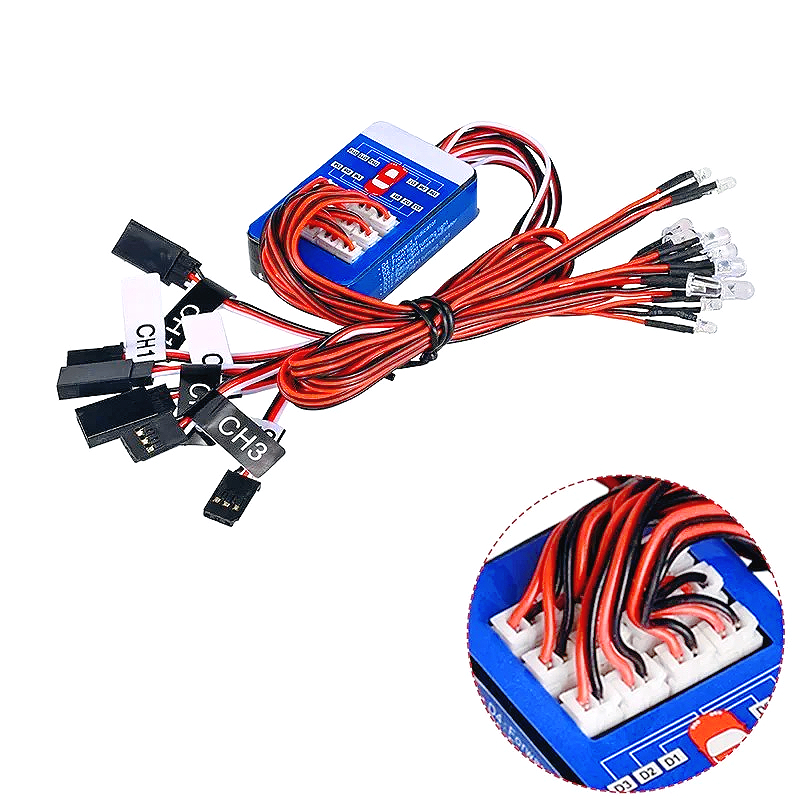 ชุดไฟ LED 12 ดวงสำหรับรถบังคับ - Rc Hobby Model บทวิจารณ์และราคา