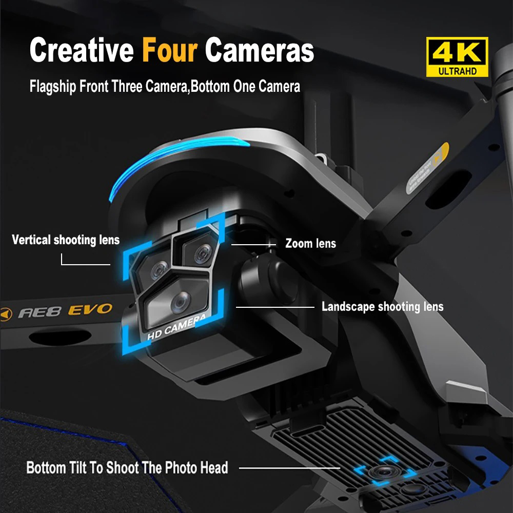 โดรน AE8 EVO GPS 8K ระดับมืออา - Rc Hobby China บทวิจารณ์และราคา